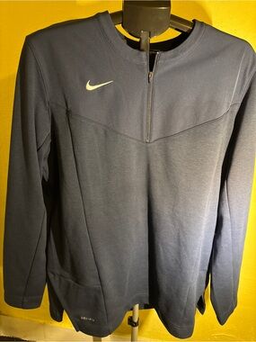 Nike Men’s Navy Half-Zip Performance Pullover Jacket